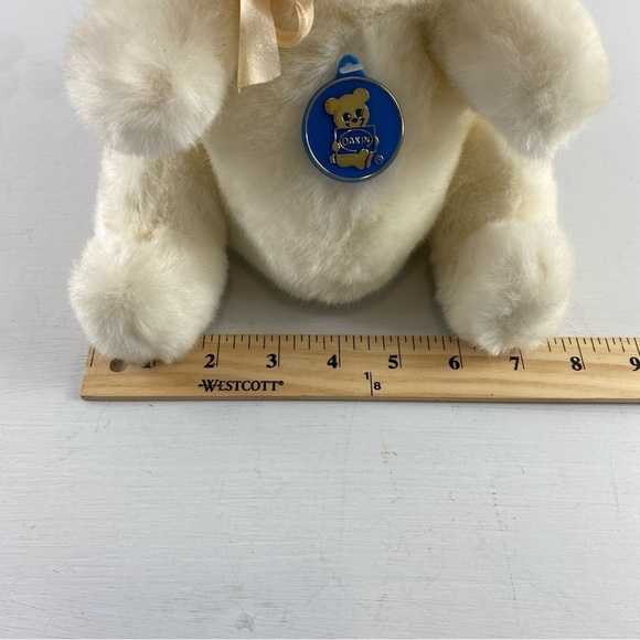 Vintage 1983 Dakine White and Pink Plush Bunny Easter Bunny Toy Stuffed Animal - Picture 11 of 14